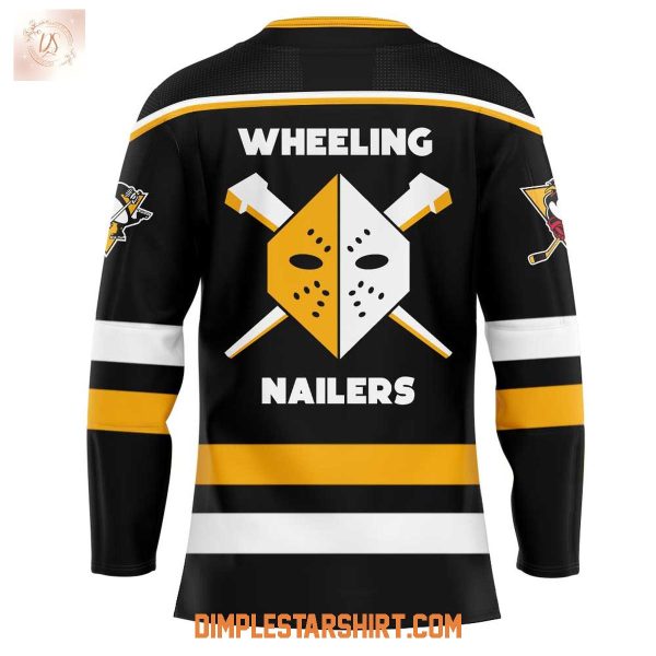 Wheeling Nailers Our 2025-26 Replica Black Hockey Jersey