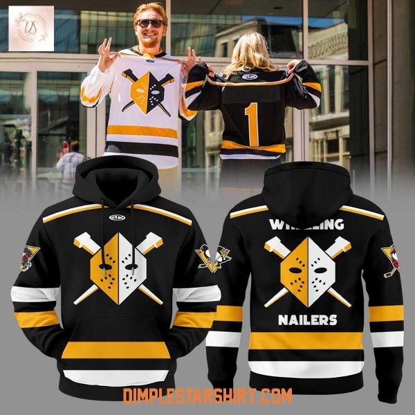 Wheeling Nailers Our 2025-26 Replica Black Hoodie Shirt