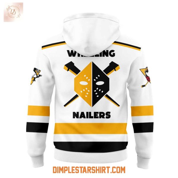 Wheeling Nailers Our 2025-26 Replica White Hoodie Shirt