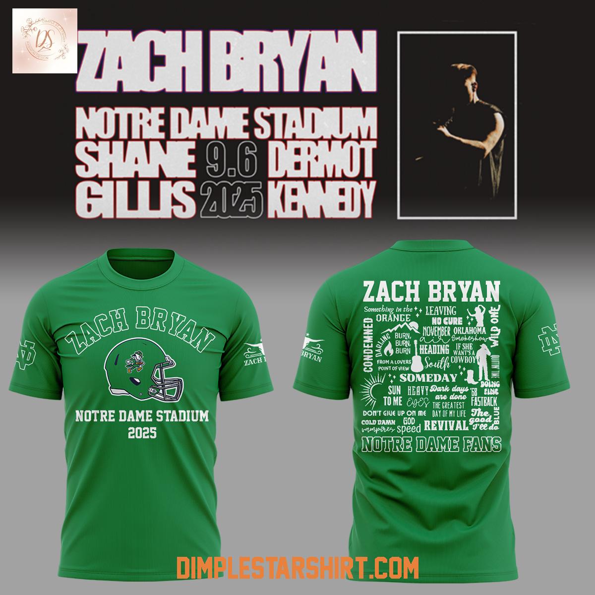 Zach Bryan x Notre Dame Fighting Irish Hoodie Shirt Zach Bryan x Notre Dame Fighting Irish Hoodie Shirt