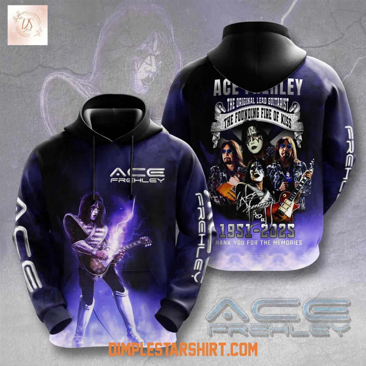 Ace Frehley RIP 2025 Memories Hoodie Shirt Ace Frehley RIP 2025 Memories Hoodie Shirt