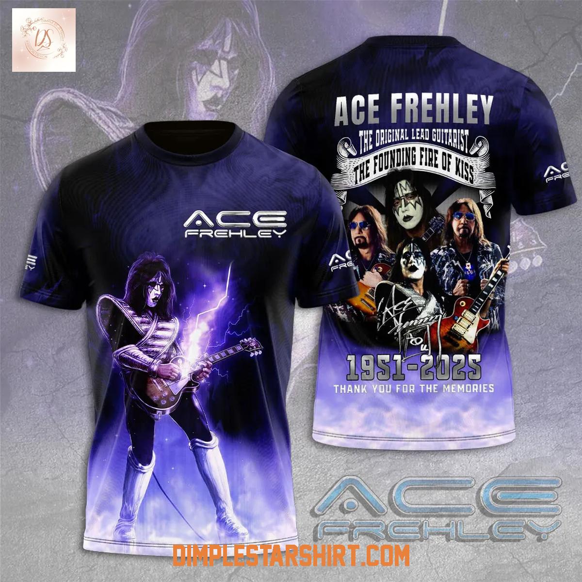 Ace Frehley RIP 2025 Memories Hoodie Shirt Ace Frehley RIP 2025 Memories Hoodie Shirt