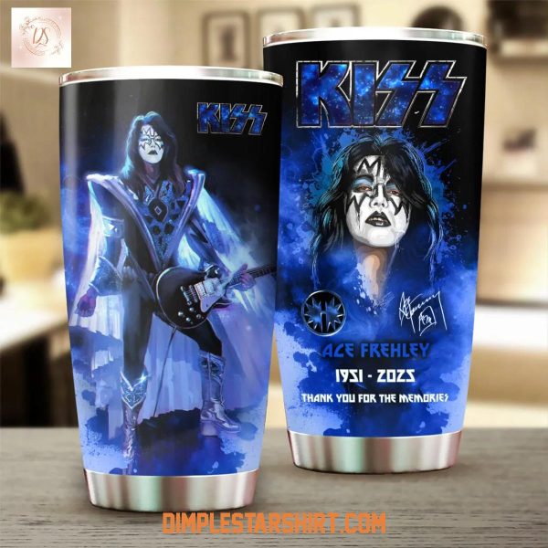 Ace Frehley RIP 2025 Memories Tumbler Cup