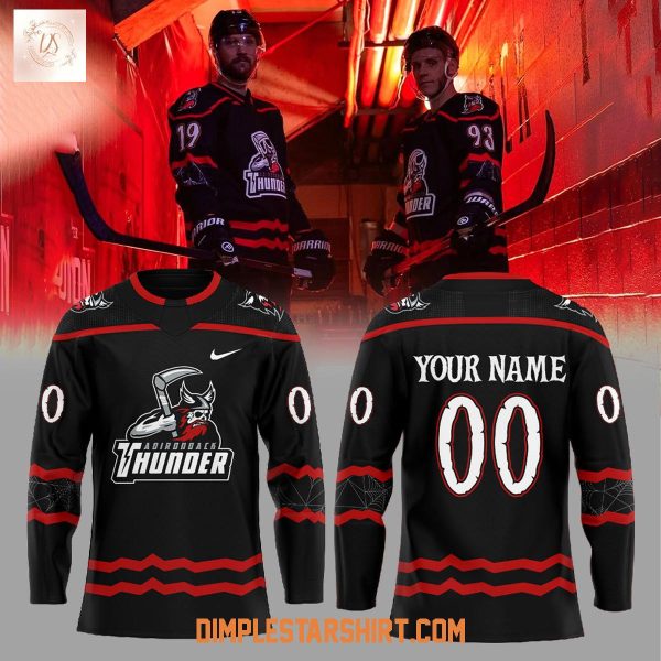 Adirondack Thunder Happy Halloween Uniform 2025 Hockey Jersey