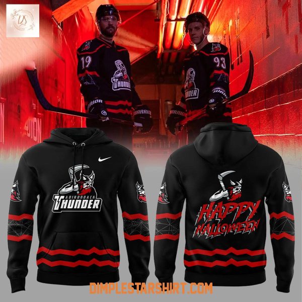 Adirondack Thunder Happy Halloween Uniform 2025 Hoodie Shirt