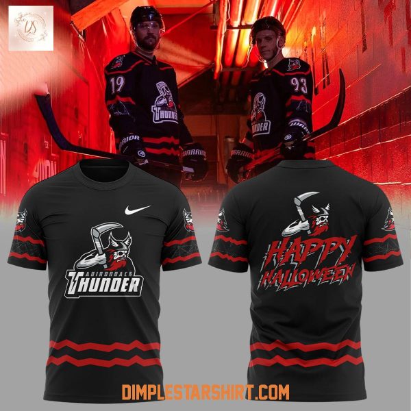 Adirondack Thunder Happy Halloween Uniform 2025 Hoodie Shirt