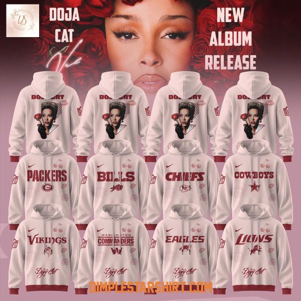 All Team NFL x Doja Cat Vie New Album 2025 Hoodie Shirt