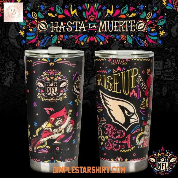 Arizona Cardinals Hasta La Muerte Tumbler