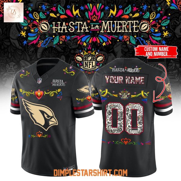 Arizona Cardinals Hasta Las Muerte 2025 Football Jersey