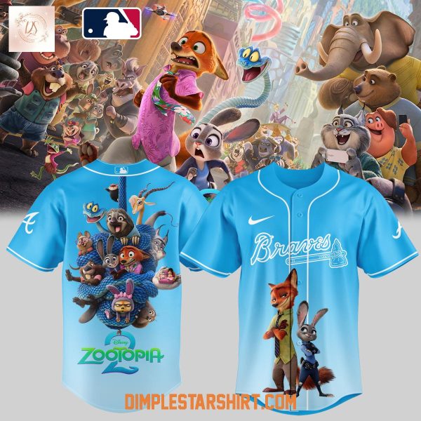 Atlanta Braves x Zootopia 2 Jersey