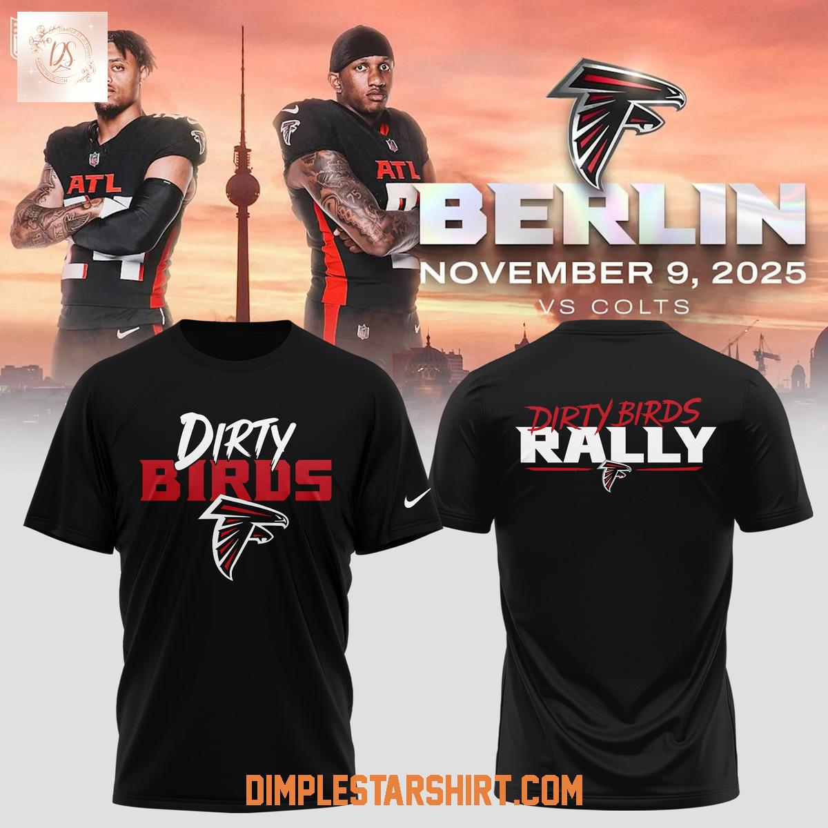 Atlanta Falcons Global Flight To Berlin 2025 Black Hoodie Shirt Atlanta Falcons Global Flight To Berlin 2025 Black Hoodie Shirt