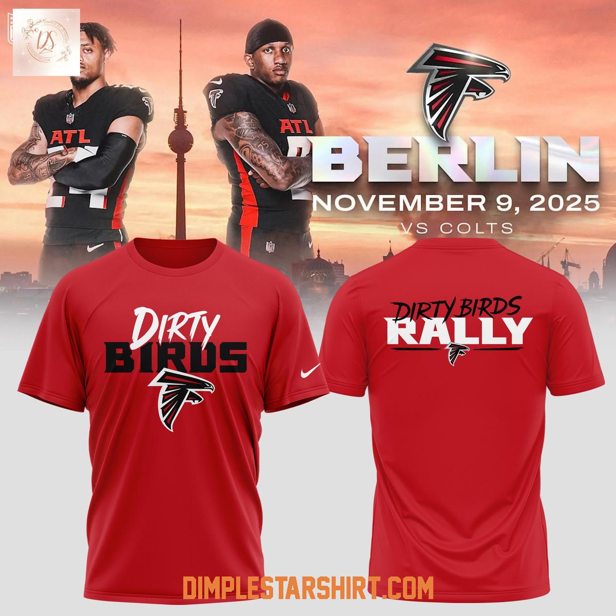Atlanta Falcons Global Flight To Berlin 2025 Red Hoodie Shirt Atlanta Falcons Global Flight To Berlin 2025 Red Hoodie Shirt