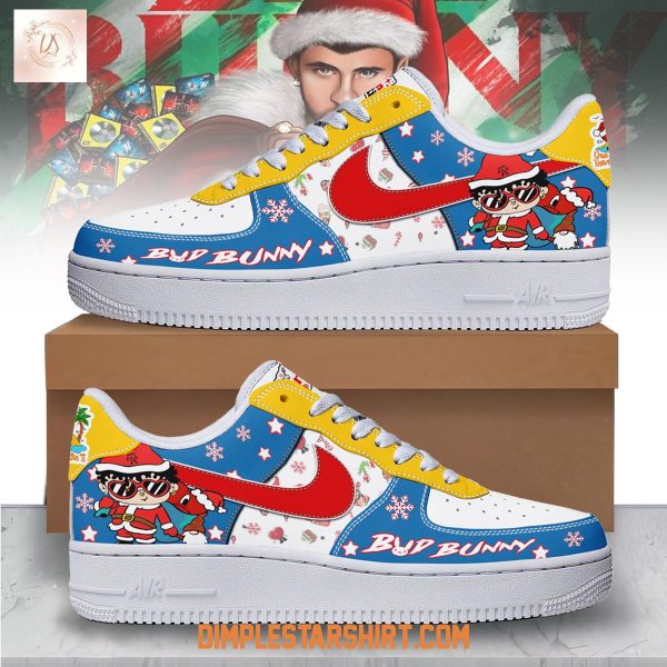 Bad Bunny Christmas Air Force 1 Shoes