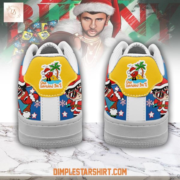 Bad Bunny Christmas Air Force 1 Shoes