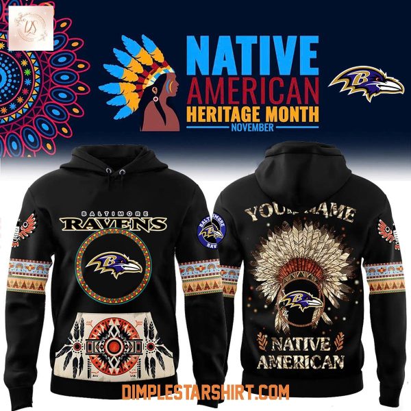 Baltimore Ravens Native American Heritage Month 2025 Hoodie Shirt