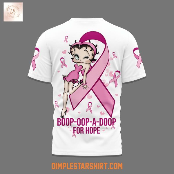 Betty Boop Kick Out Cancer Shirt