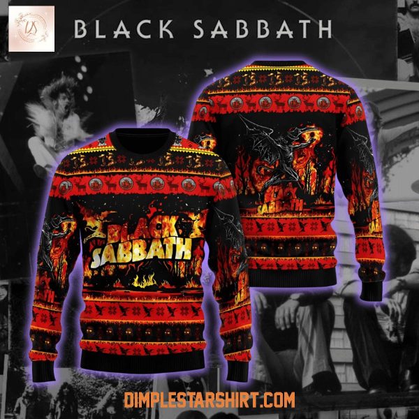 Black Sabbath Rock N’ Roll Ugly Sweater