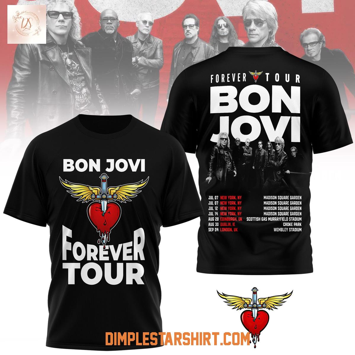 Bon Jovi Forever Tour 2025 Shirt Bon Jovi Forever Tour 2025 Shirt