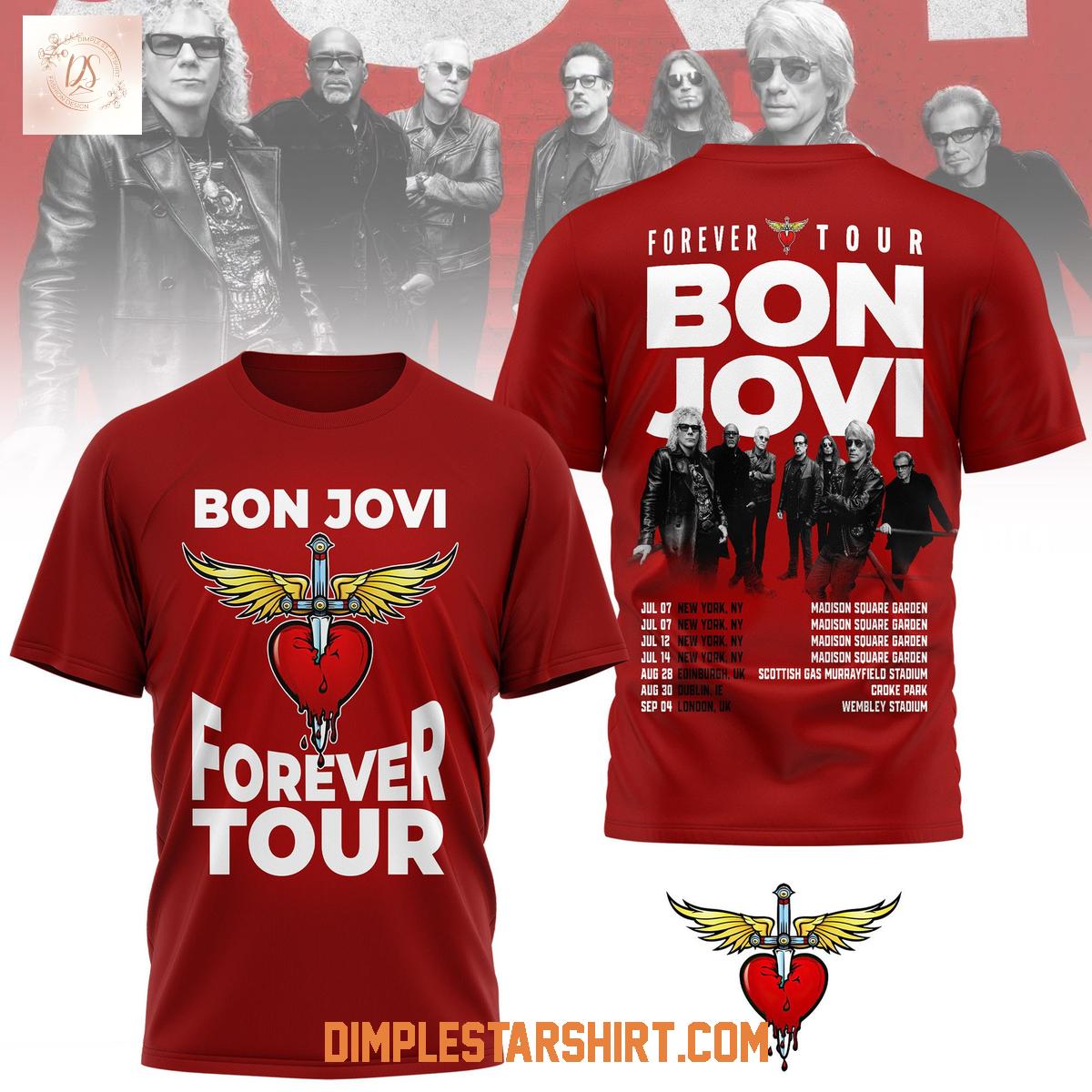 Bon Jovi Forever Tour 2025 Shirt Bon Jovi Forever Tour 2025 Shirt