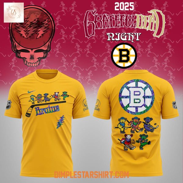 Boston Bruins Grateful Dead Night 2025 Hoodie Shirt