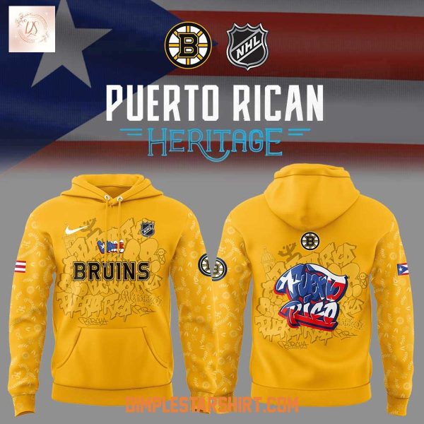 Boston Bruins Puerto Rican Heritage Hoodie Shirt