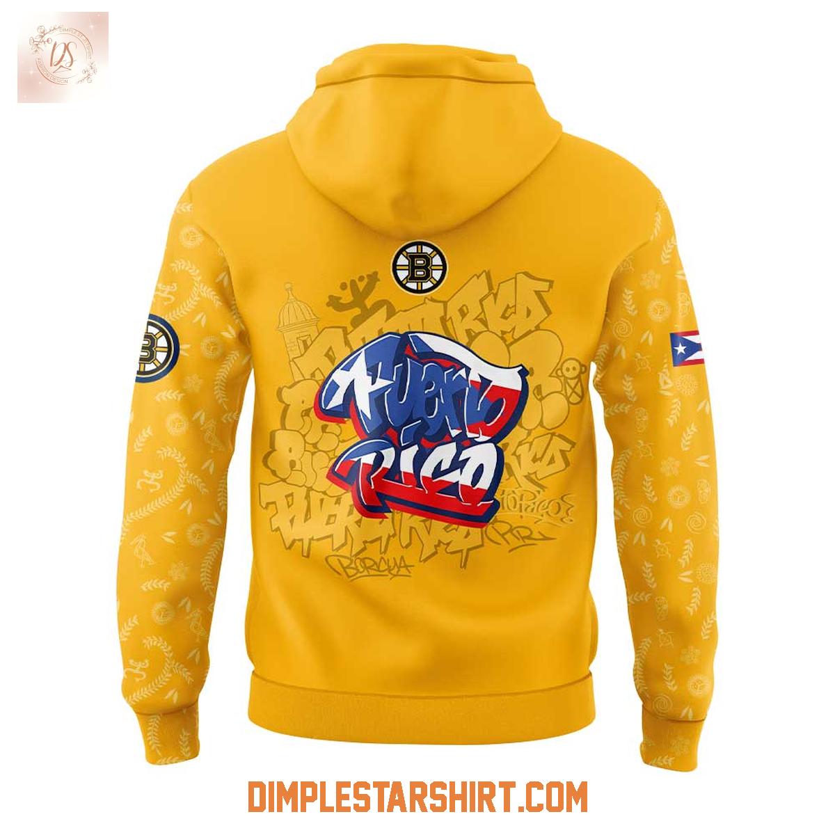Boston Bruins Puerto Rican Heritage Hoodie Shirt Boston Bruins Puerto Rican Heritage Hoodie Shirt