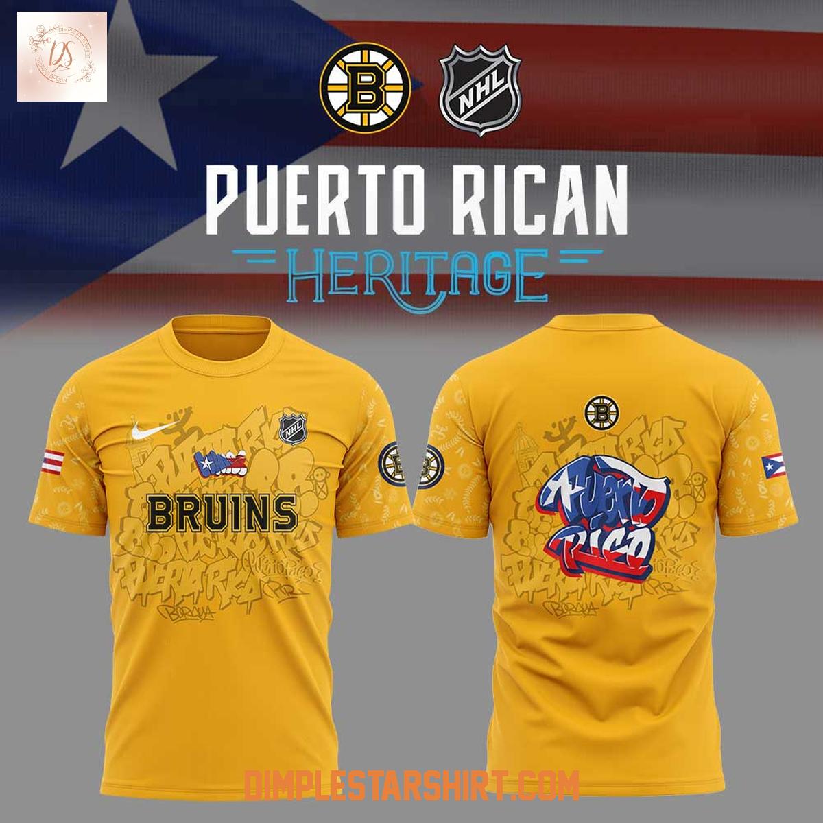 Boston Bruins Puerto Rican Heritage Hoodie Shirt Boston Bruins Puerto Rican Heritage Hoodie Shirt