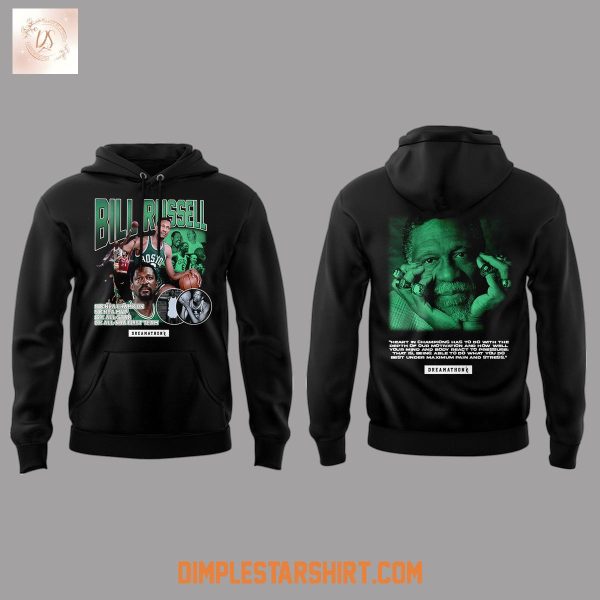 Boston Celtics Bill Russell Hoodie Shirt