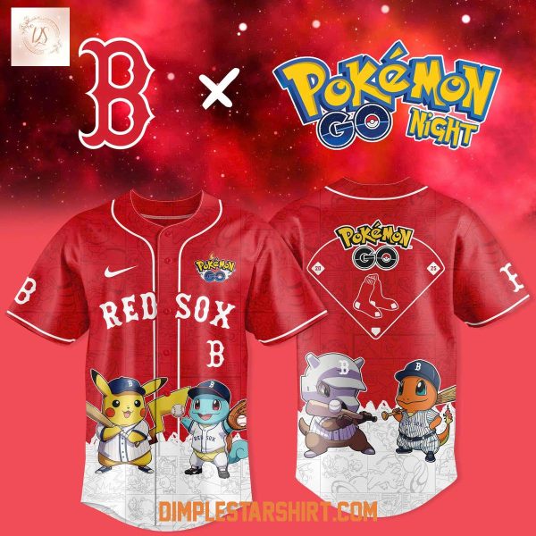 Boston Red Sox Pokemon Go 2025 Jersey