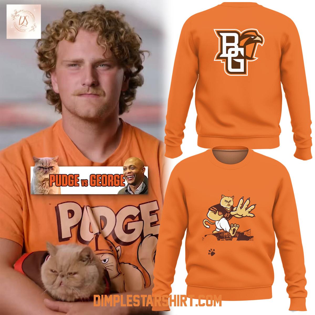 Bowling Green Falcons Pudge The Cat Hoodie Shirt Bowling Green Falcons Pudge The Cat Hoodie Shirt