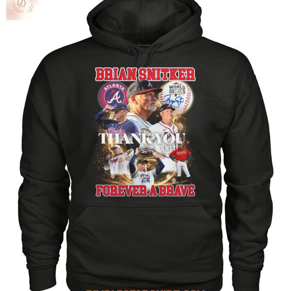 Brian Snitker Thank You Forever A Brave T Shirt