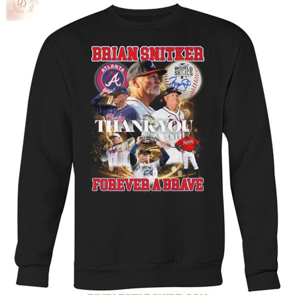 Brian Snitker Thank You Forever A Brave T Shirt