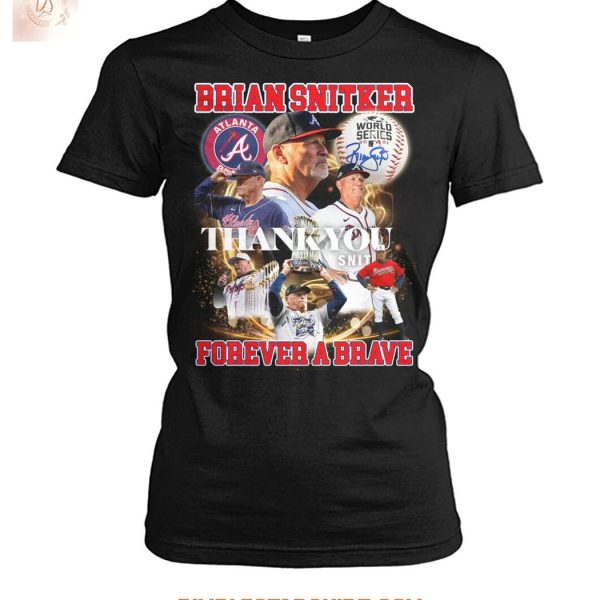 Brian Snitker Thank You Forever A Brave T Shirt