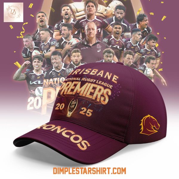 Brisbane Broncos NRL 2025 Premiers Cap