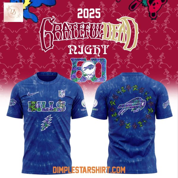 Buffalo Bills Grateful Dead 60th Anniversary Hoodie Shirt