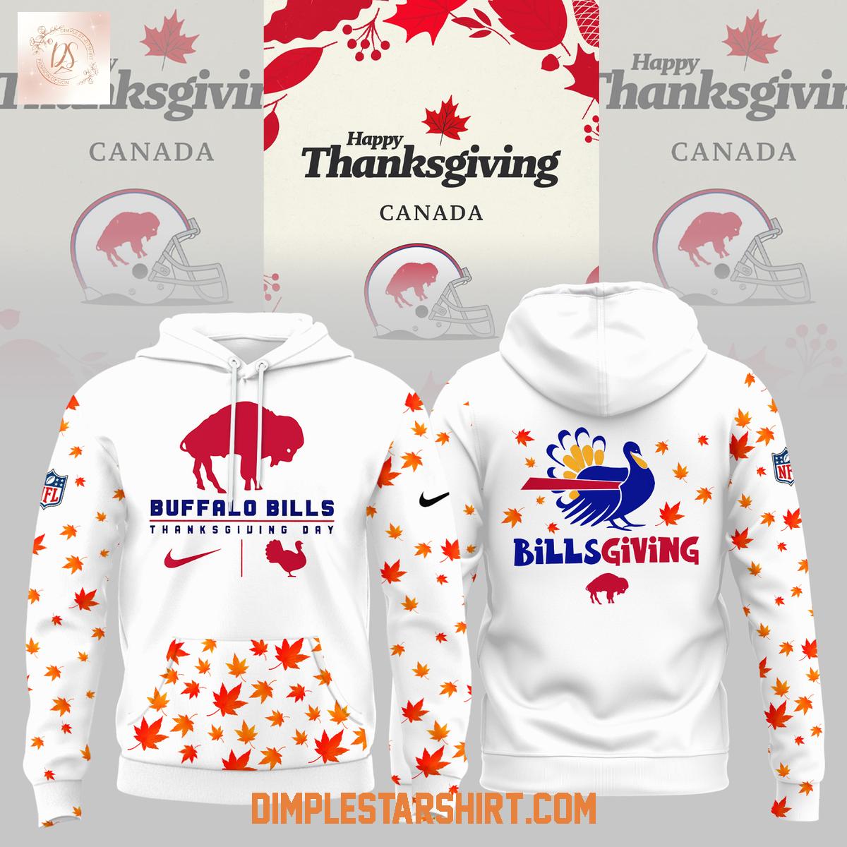 Buffalo Bills Happy Thanksgiving Canada Hoodie Shirt Buffalo Bills Happy Thanksgiving Canada Hoodie Shirt