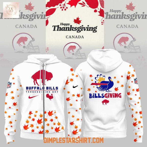 Buffalo Bills Happy Thanksgiving Canada Hoodie Shirt