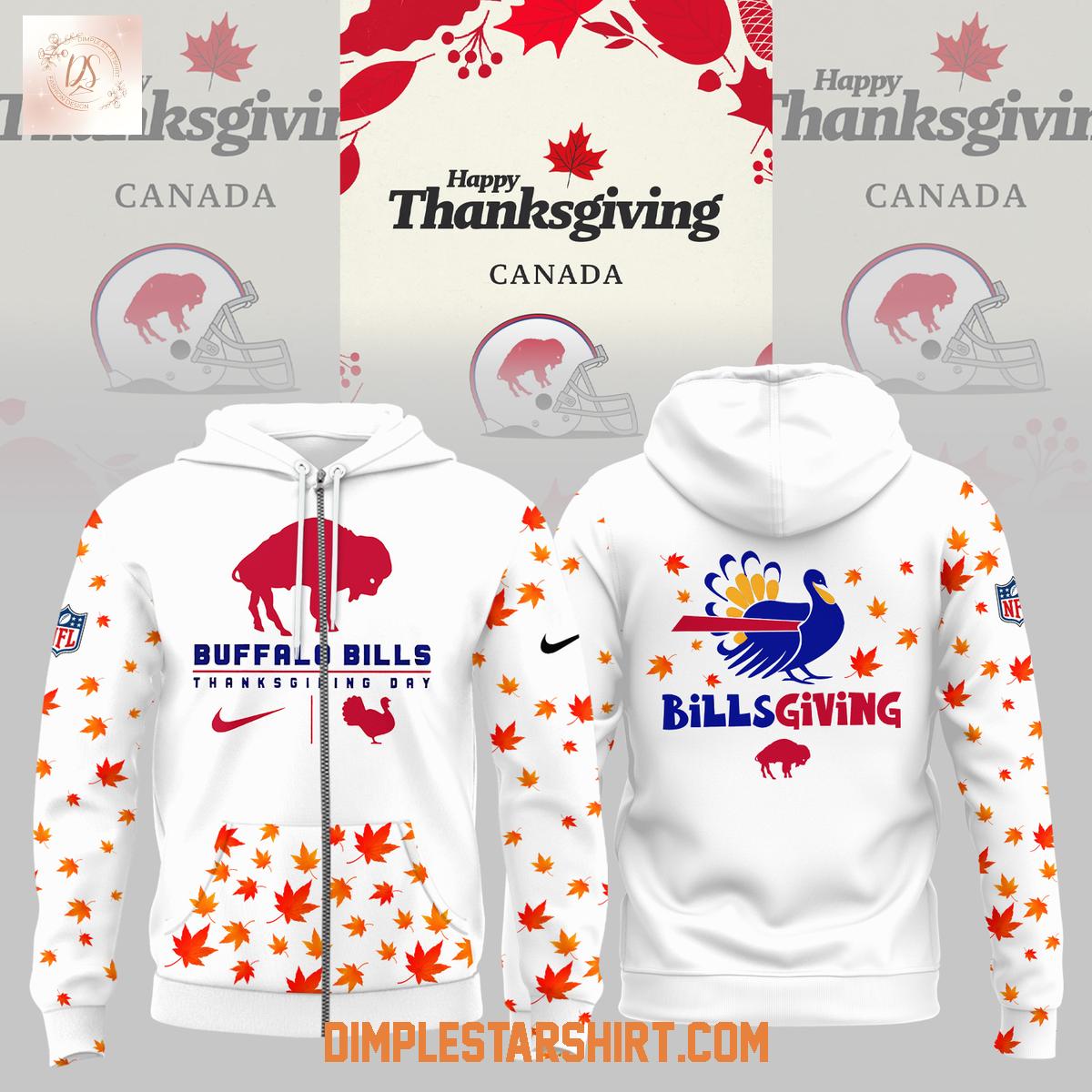 Buffalo Bills Happy Thanksgiving Canada Hoodie Shirt Buffalo Bills Happy Thanksgiving Canada Hoodie Shirt