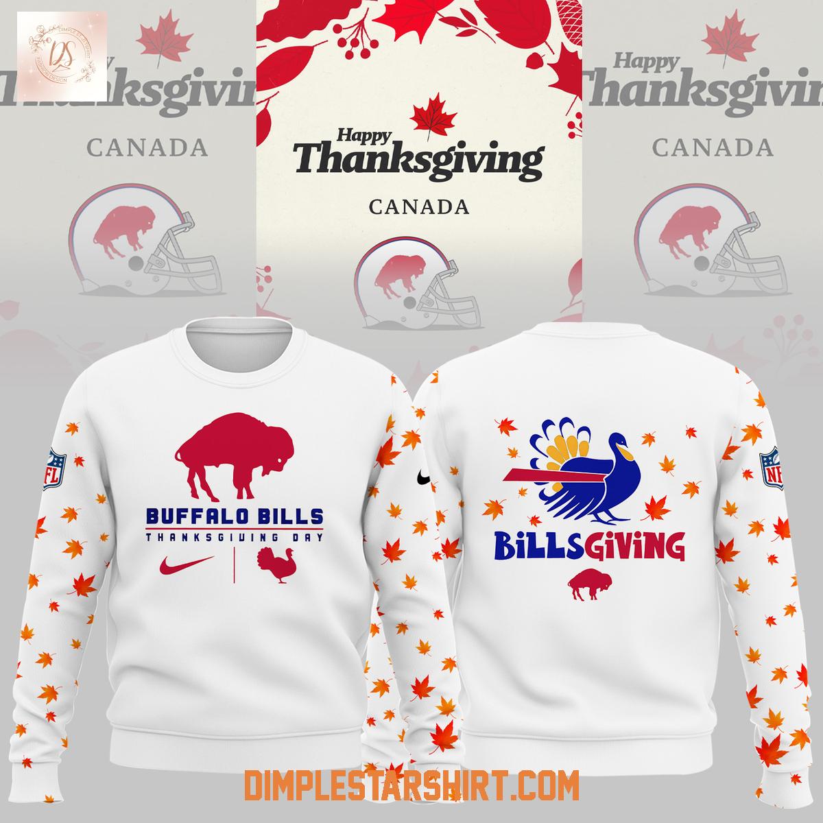Buffalo Bills Happy Thanksgiving Canada Hoodie Shirt Buffalo Bills Happy Thanksgiving Canada Hoodie Shirt