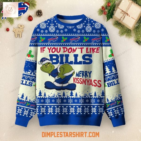 Buffalo Bills If You Don’t Like Bills Merry Kissmyass Ugly Sweater