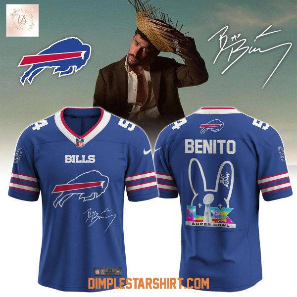 Buffalo Bills x Bad Bunny 2025 Super Bowl Jersey