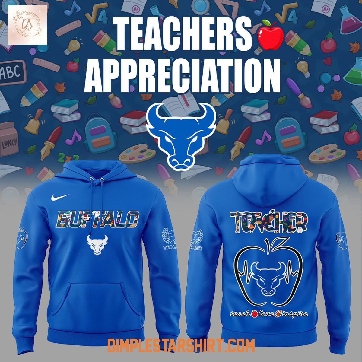 Buffalo Bulls Teachers Appreciation 2025 Hoodie Shirt Buffalo Bulls Teachers Appreciation 2025 Hoodie Shirt