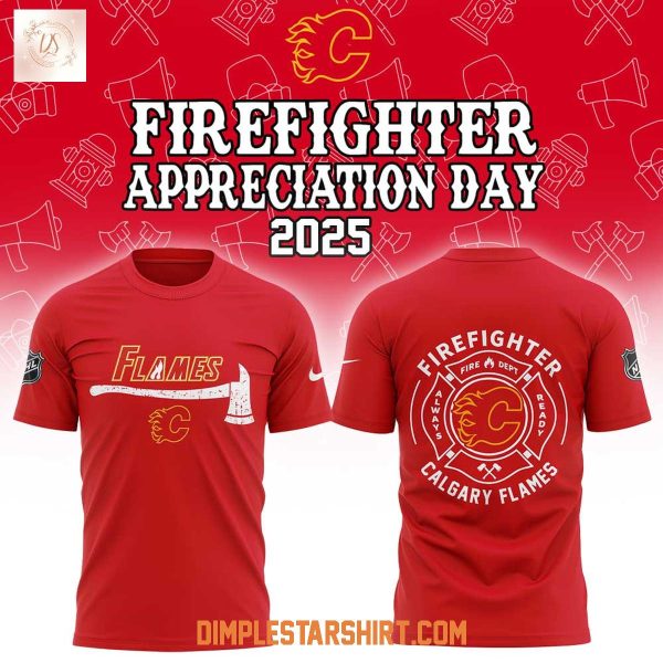 Calgary Flames Firefighter Application Day 2025 Hoodie Shirt