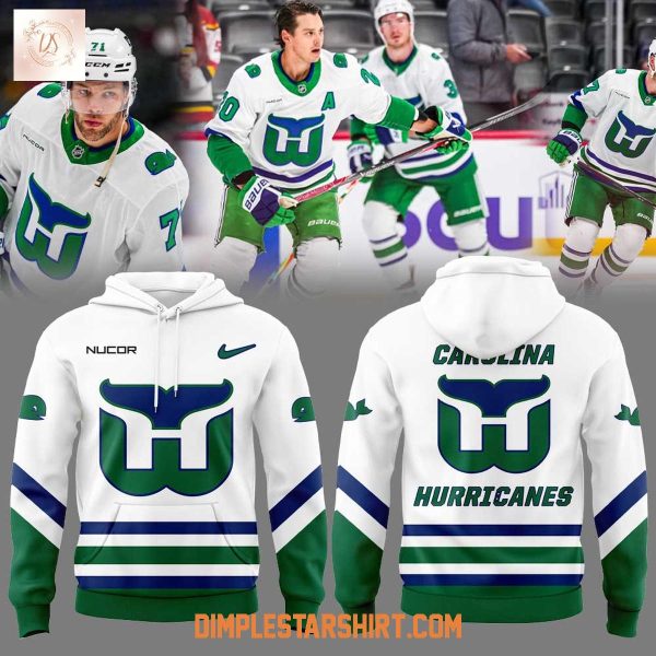 Carolina Hurricanes Throwback Uniform Hoodie Shirt