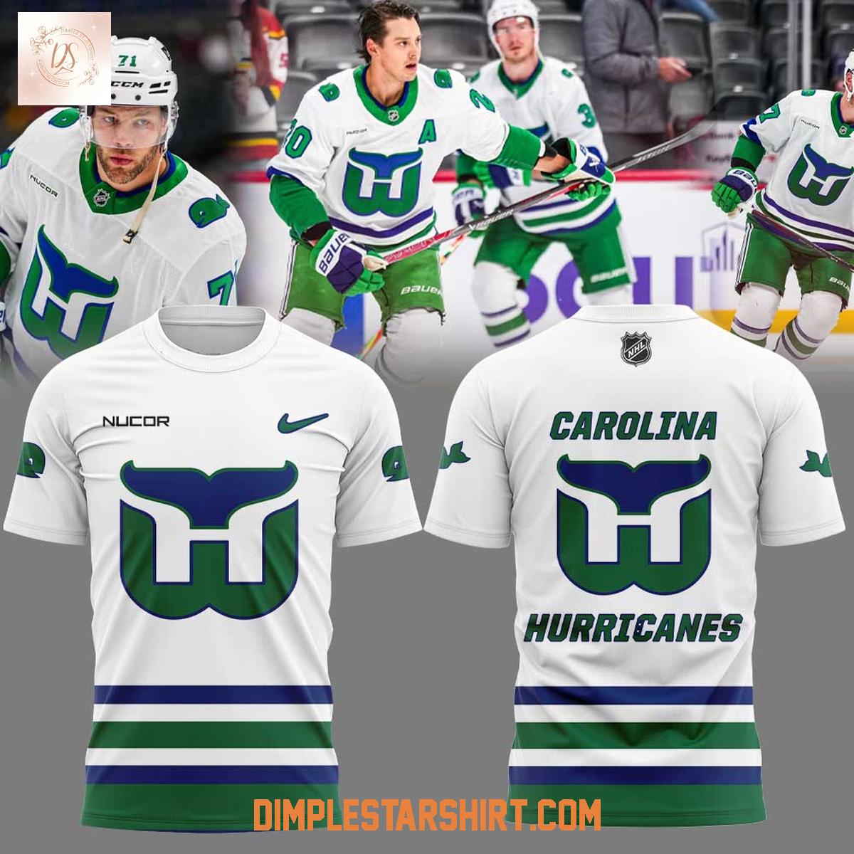 Carolina Hurricanes Throwback Uniform Hoodie Shirt Carolina Hurricanes Throwback Uniform Hoodie Shirt