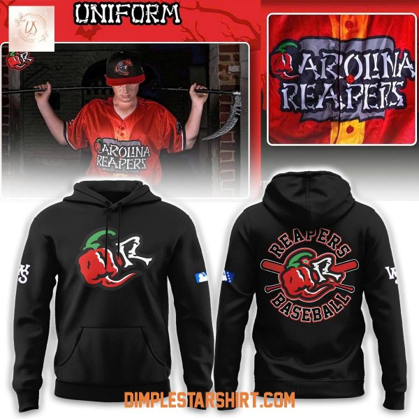 Carolina Reapers Black Adjustable Hoodie Shirt