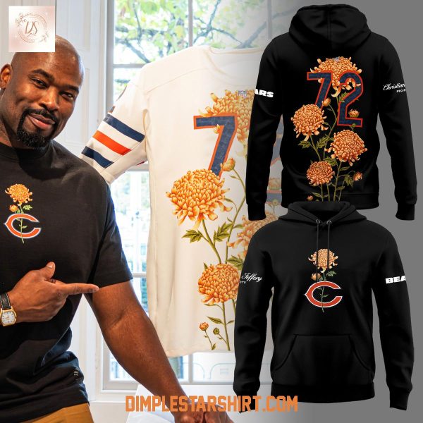 Chicago Bears With OOF Gallery And Christitan Jeffery Hoodie Shirt