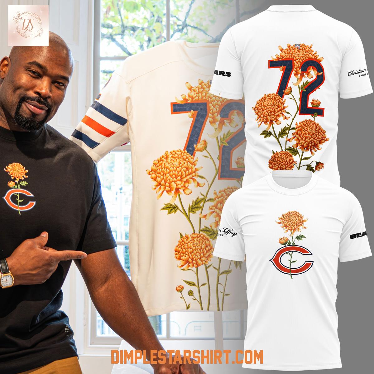 Chicago Bears With OOF Gallery And Christitan Jeffery White Hoodie Shirt Chicago Bears With OOF Gallery And Christitan Jeffery White Hoodie Shirt