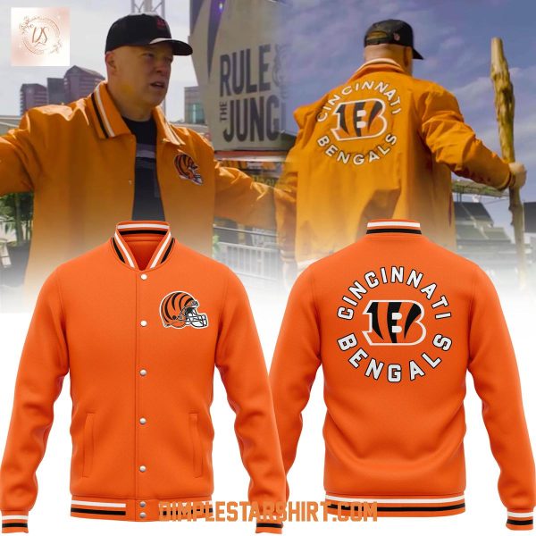 Cincinnati Bengals Rule The Jungle Baseball Jacket