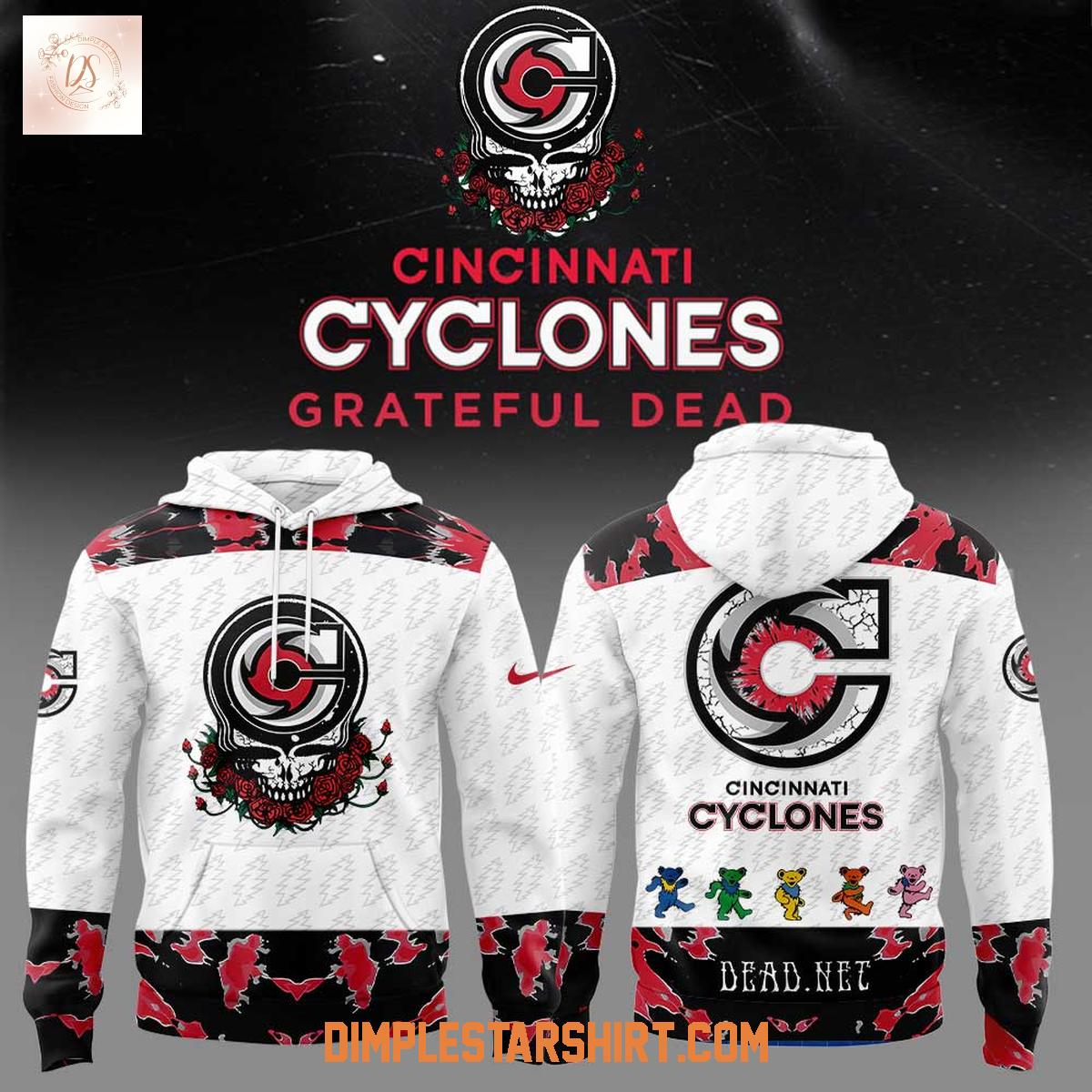 Cincinnati Cyclones Grateful Dead Night 2026 Hoodie Shirt Cincinnati Cyclones Grateful Dead Night 2026 Hoodie Shirt
